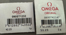 Omega Seamaster parti ricambio originali corona 069st42147; tubo 090st1232