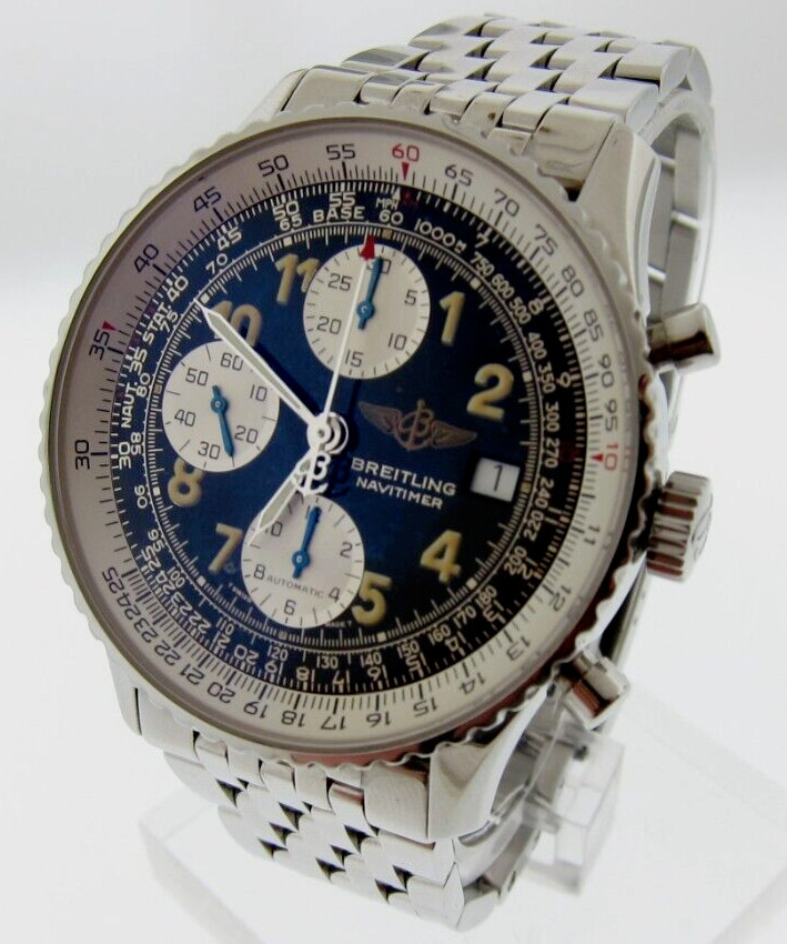 Breitling Navitimer Black with Stainless Steel