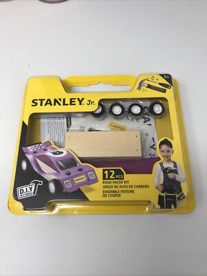 Stanley Jr Mini Road Racer Kit Car Purple DIY Kids Project 0K012-SY