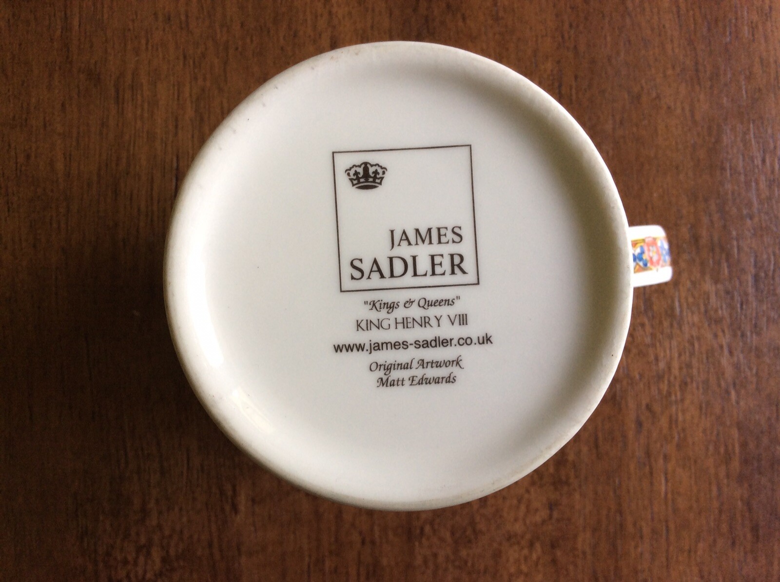 James Sadler Mug Kings & Queens Henry VIII 6 Wives Tea Mug eBay