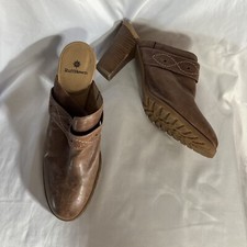 Ruff Hewn Briwn Heel Clogs Slip On 10