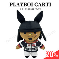 Hello Kitty As PLAYBOI CARTI Plush Doll Stuffed Figure Singer Soft Toy Gift 30cm