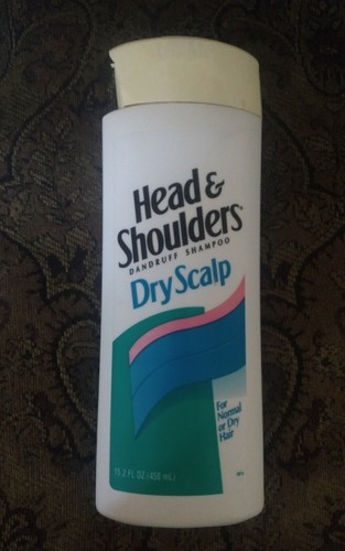 Vtg Head & Shoulders Dandruff Shampoo 15.2 Oz movie prop 