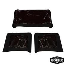 Replacement Black Diamond Windows for Factory Soft top 2011-2017 Wrangler 4 Door