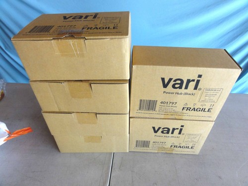 LOT 2 x Vari Desk Mount Power Charging Station W/5 AC Outlet, USB C & USB 2.0