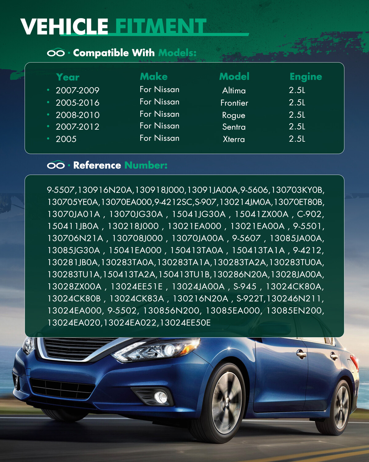Timing Chain Kit For Nissan Frontier Suzuki Equator ltima 2.5L DOHC QR25DE