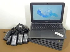 Acer Chromebook ~ LOT of (5) 11.6" C732-C6WU N3350 1.10GHz 32GB 4GB