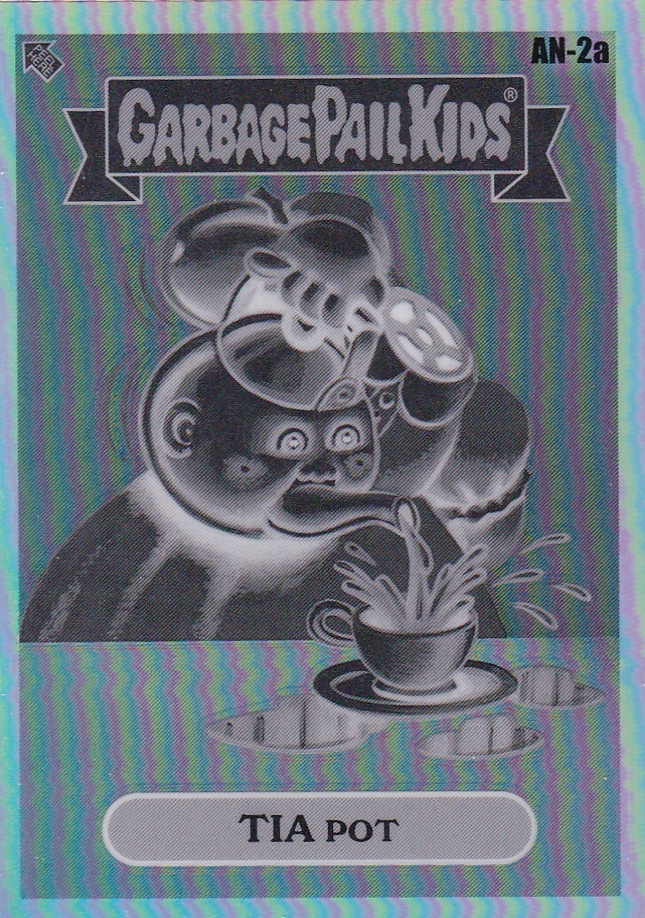 2024 Topps Chrome Garbage Pail Kids Tia Pot OS7 Negative Refractor AN-2A