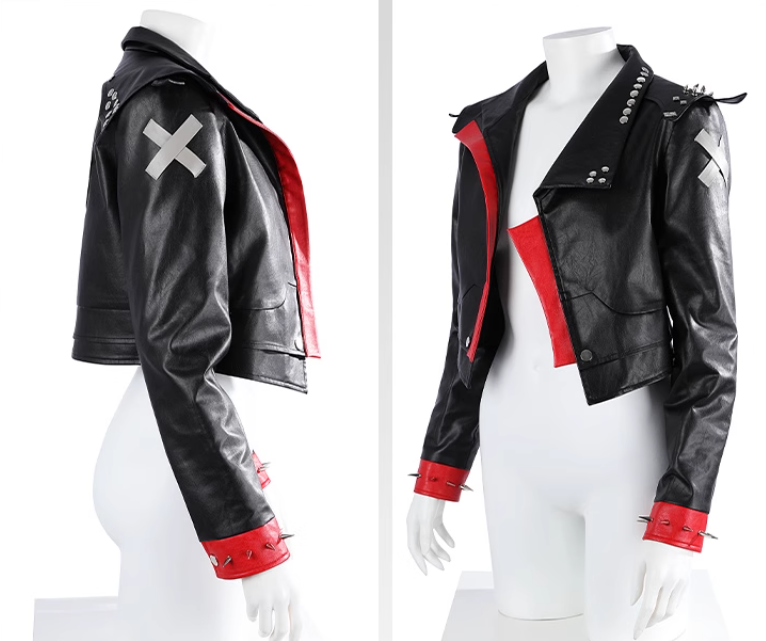 Arcane: League of Legends 2 LoL:The Piltover Enforcer Vi leather
