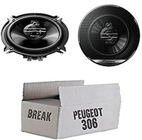 Pioneer Lautsprecher FüR Peugeot 306 Break Heck Boxen 13Cm 3-Wege Triaxe KFZ Set