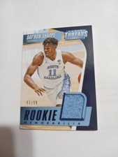 2021-22 Panini Chronicles Draft Threads Jersey Day'Ron Sharpe RC Nets  /99