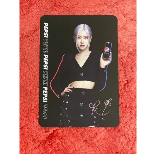 Official BLACKPINK x PEPSI Photocards Limited Edition Set of 4 - Picture 4 of 5