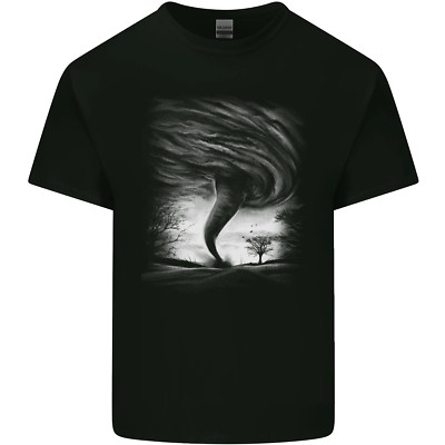 Ein Tornado Sturmjäger Extreme Wetter Herren Baumwolle Maglietta Tee Top
