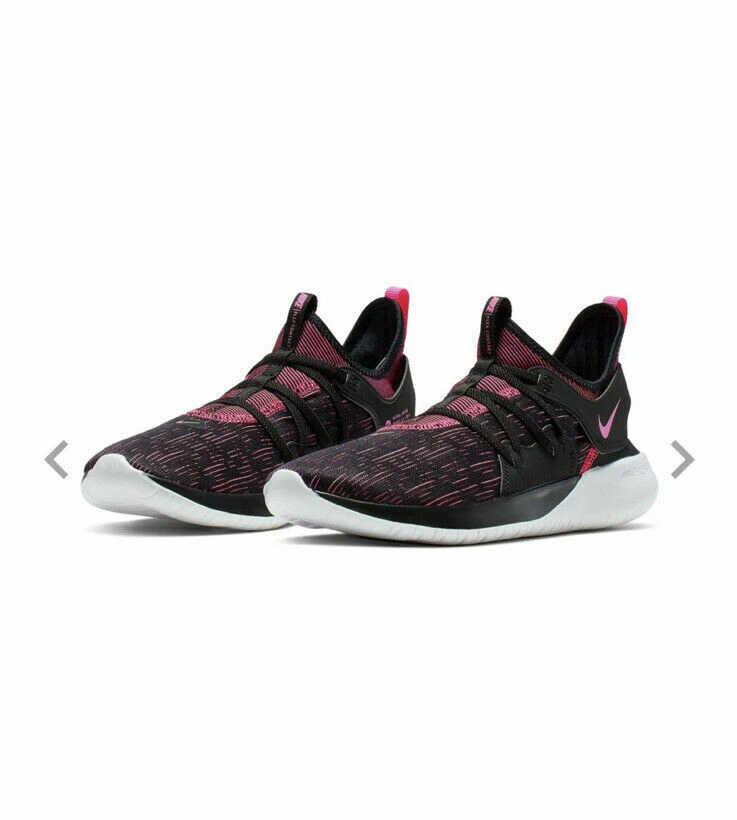 Nike Women s Flex Contact 3 Black Laser Fuchsia Size 6 NEW