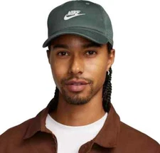 Nike Rise Structured Trucker Cap Hat Size L/Xl Vintage Green FB5378 338 New