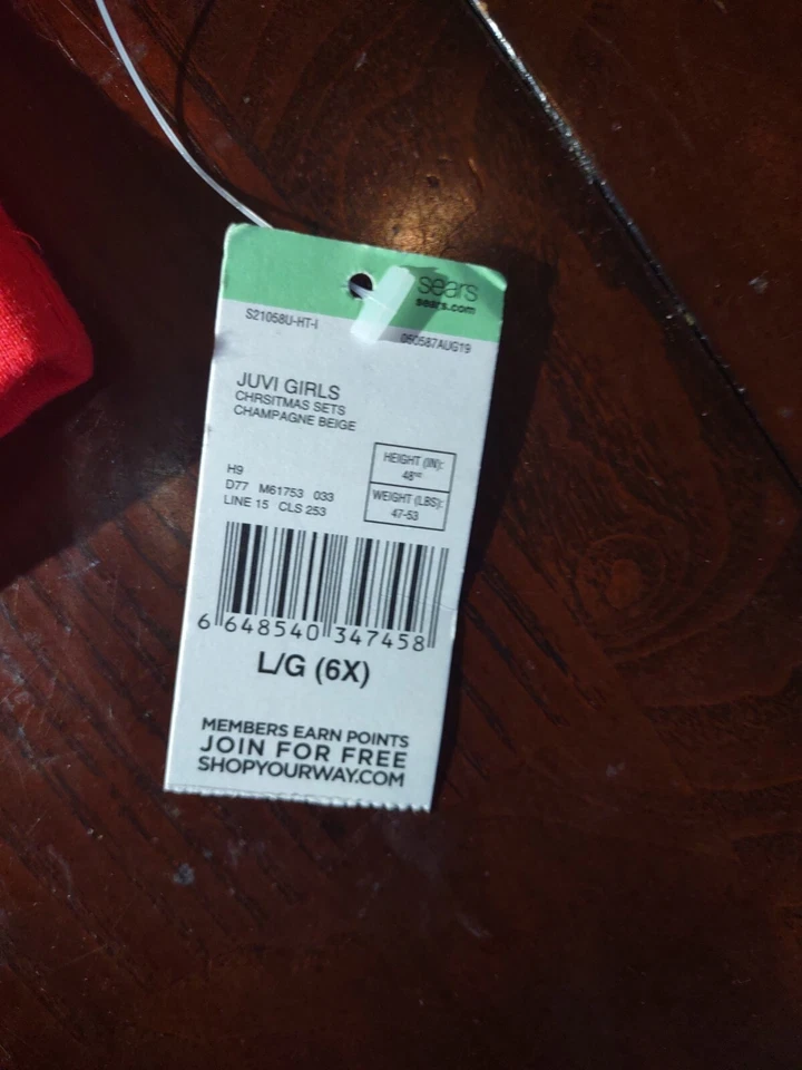 Camisa Toughskins Talla Grande 6X Niñas Pan de Jengibre "Tan Dulce"-Nueva-ENVÍO N24HR Foto 4 de 4