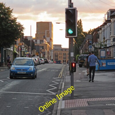 Foto 6x4 Ein Augustabend Cambridge\/TL4658 Cherry Hinton Road, nahe th c2014
