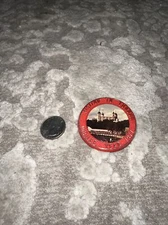 Visitor To London Jubilee Year 1977 Pin Badge Button