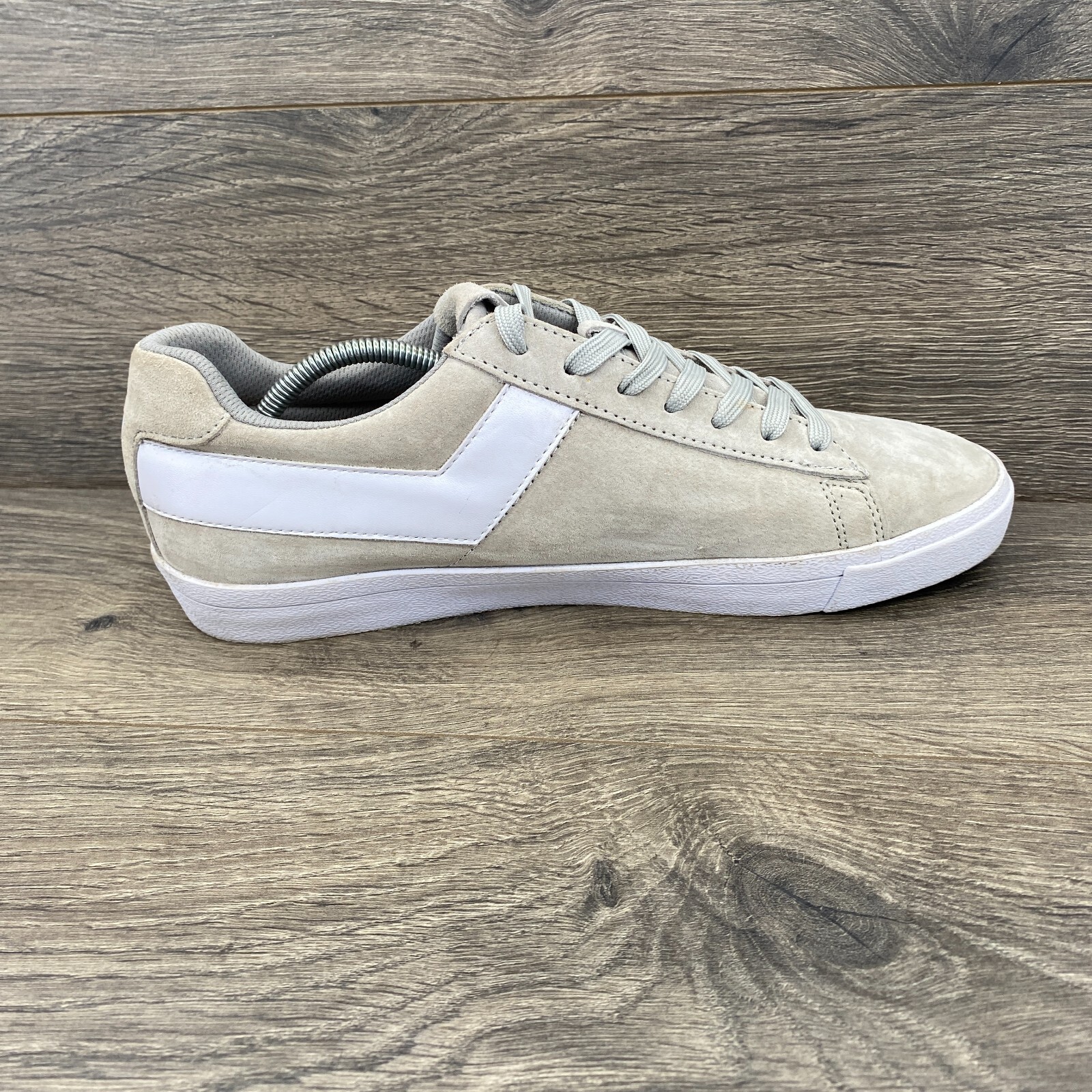 Pony Topstar Lo Core Sneakers Scamosciate Donna Taglia 10 Beige Bianco 42045404G 