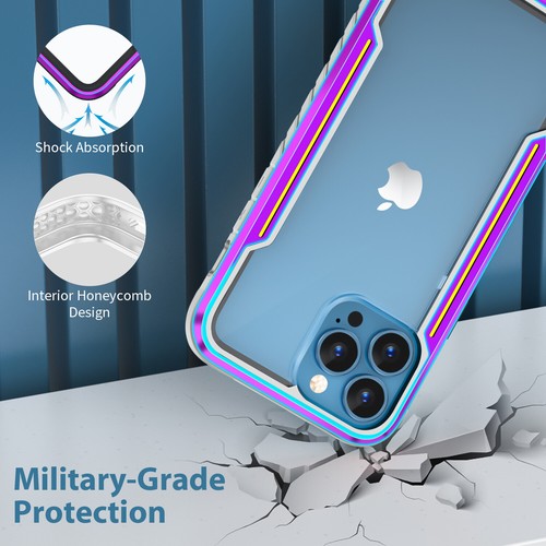 For iPhone 14 Pro Max Military Drop Shockproof Clear Case Mag Safe Cover - Bild 7 von 22