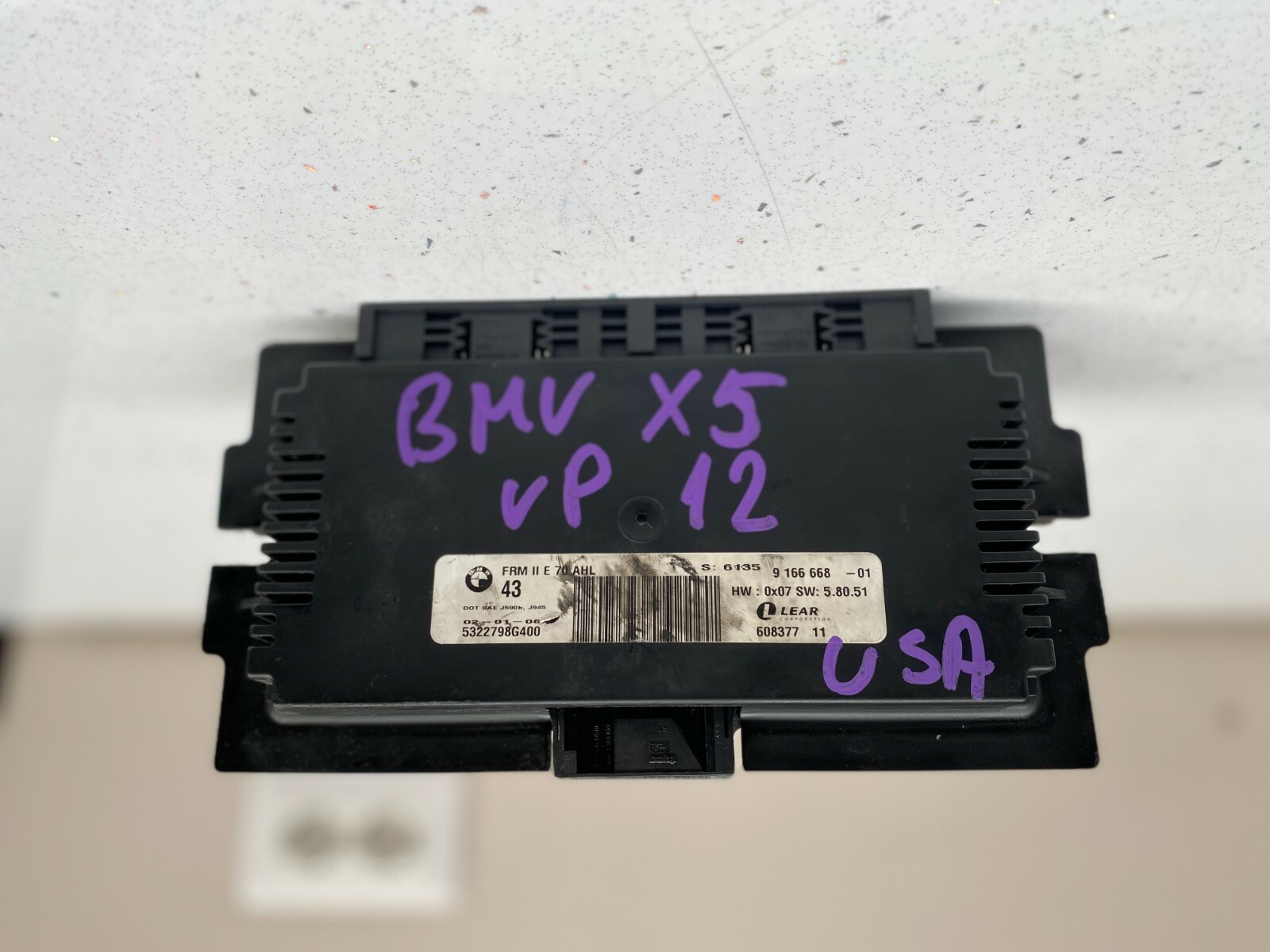 OEM BMW X5 2008 Adaptive Headlamp Control Module 606287 for sale  