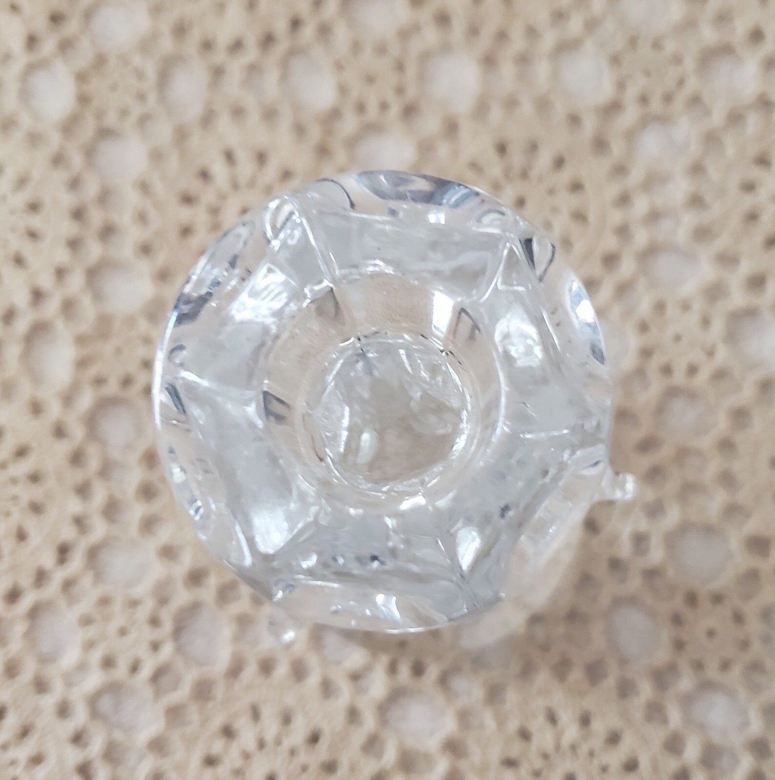 Waterford Lead Crystal 6" Triple Seahorse Candlestick eBay