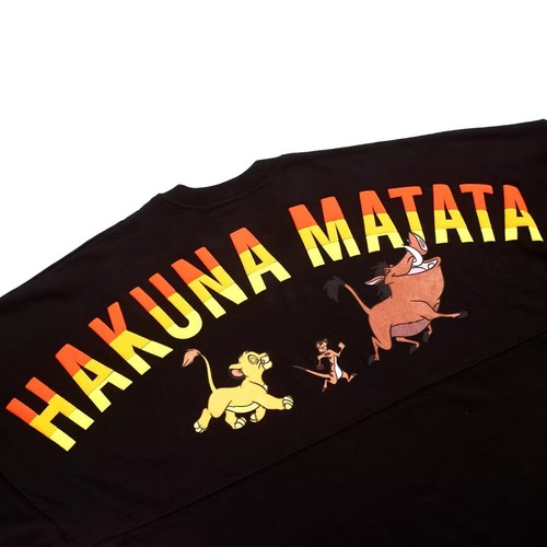 NEW Disney The Lion King Hakuna Matata Spirit Jersey Shirt Black Adult XXL - NWT - Picture 3 of 5