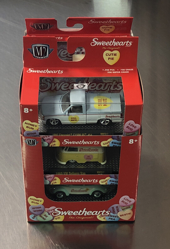 M2 MACHINES SWEETHEARTS VALENTINES DAY ( SET OF 6 ) WALMART WILLYS