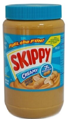 SKIPPY Peanutbutter 'Creamy' Erdnussbutter, Glutenfrei 1360 gr Original USA