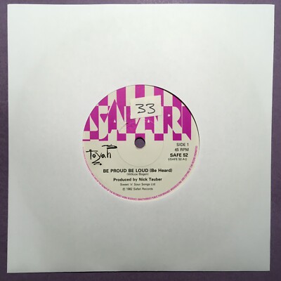 Toyah - Be Loud Be Proud (Be Heard) [7'' single] SAFE 52