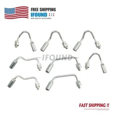 SS Fuel Injector Line Set Cylinders 1-8 For 2004-2005 6.6L LLY Duramax Diesel