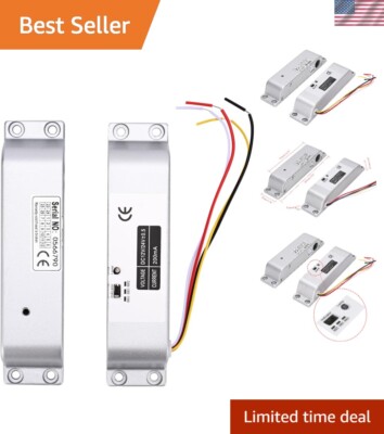 Drop Bolt Lock NC Mode Fail Safe DC 12V Electronic Bolt Door Lock for Access ...