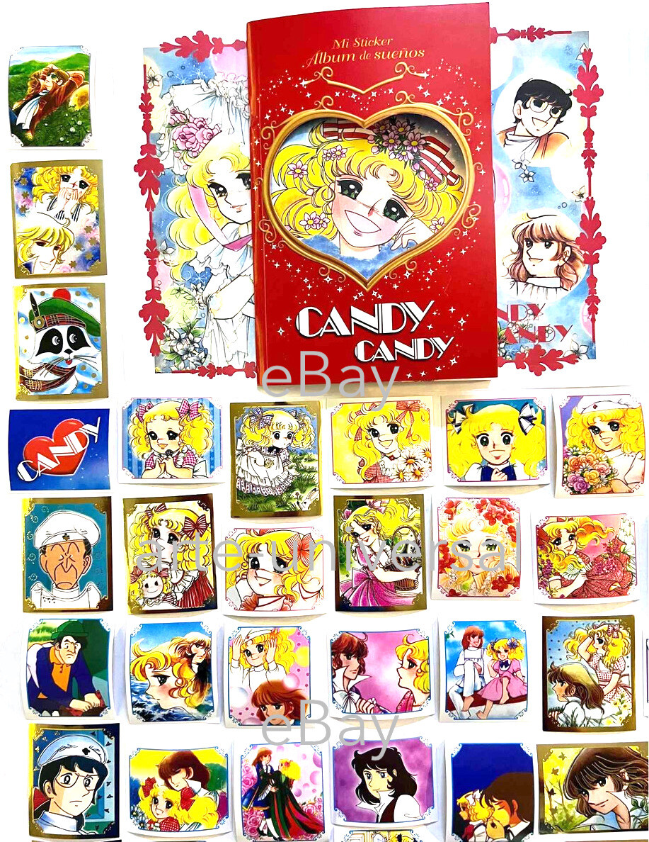 MINI ALBUM COMPLETE STICKERS Candy Candy Navarrete Sticker Collection