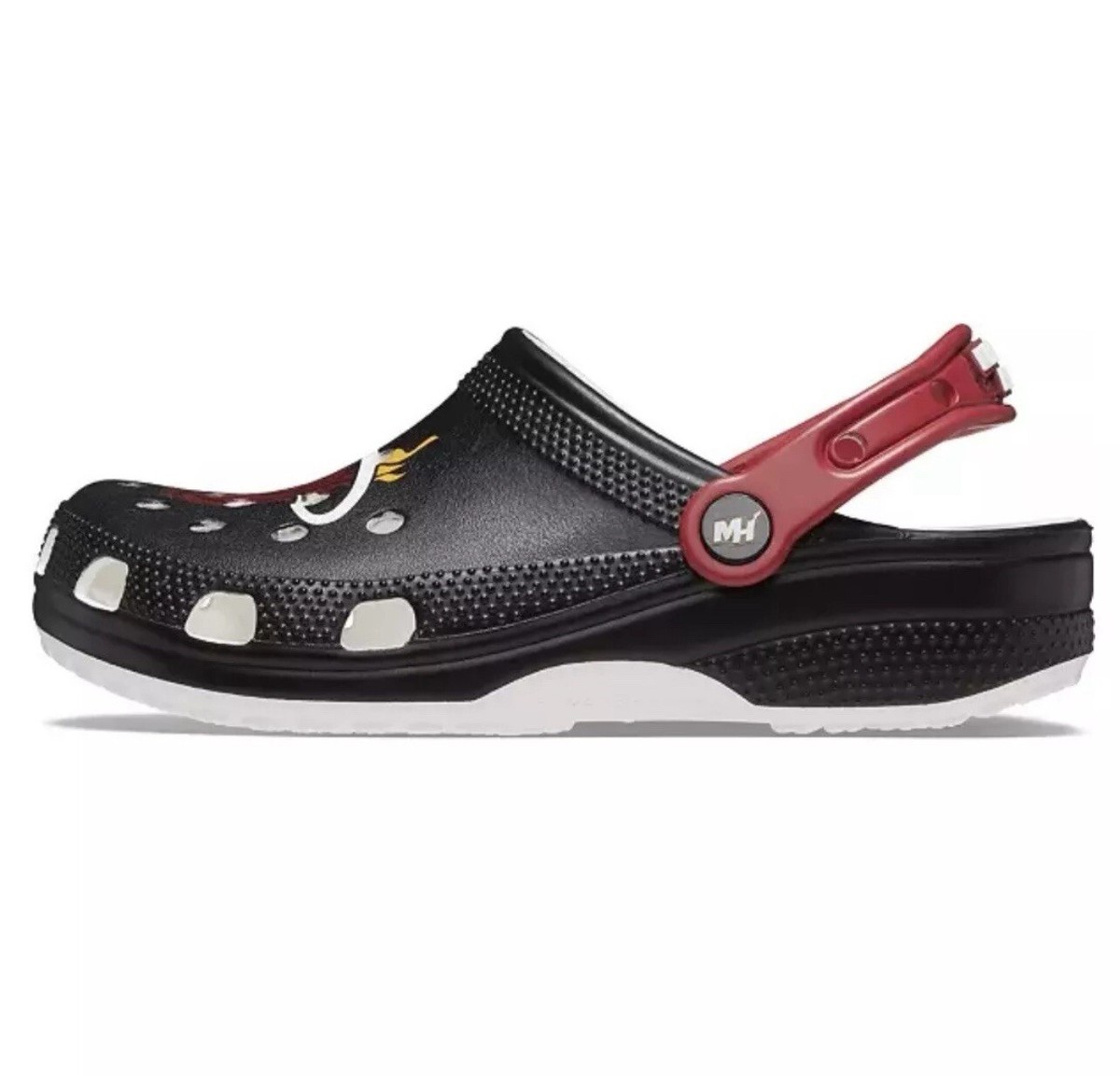 Crocs NBA Miami Heat Classic Clogs Men display picture 2