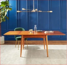 RIVET MODERN PINE 39"–77" EXTENDABLE DINING TABLE $ 300 ONLY VS $ 600 Retail