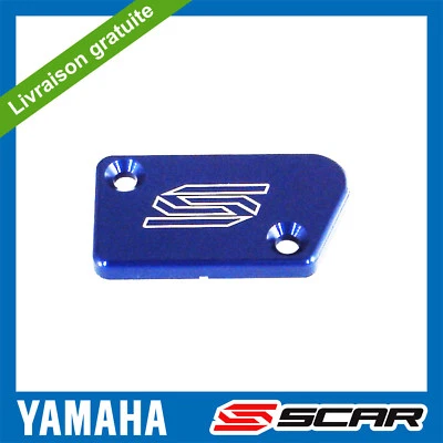 SCAR COUVERCLE MAITRE CYLINDRE FREIN AVANT BLEU YAMAHA YZ 125 250 YZF 250 450 426