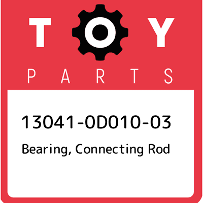 Genuine Toyota 13041-0D010-01 Connecting Rod Bearing 