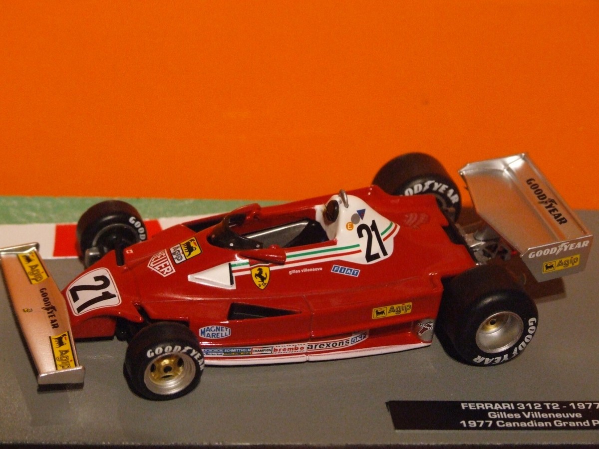 ミニカー Ferrari 312 T2 1977 drGilles Villeneuve 1977 Formula 1 Gilles Villeneuve Ferrari 312 T2 1:43 Scale