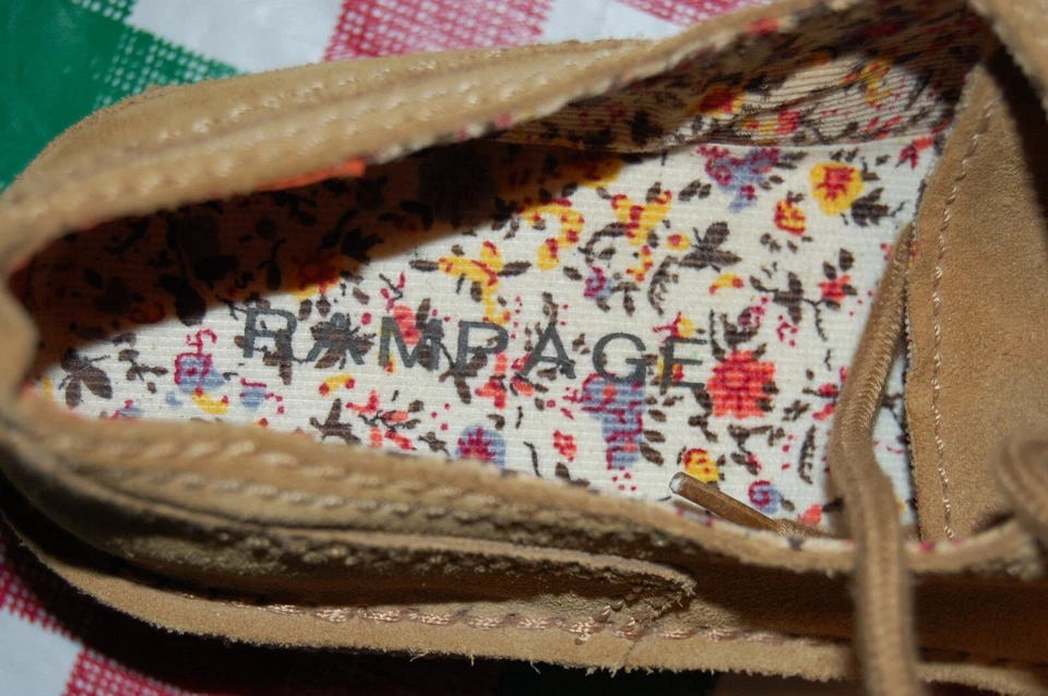 Zapatos Oxford de gamuza Rampage Legend para mujer 10 con cordones Y2K de colección tacón grueso Foto 3 de 4