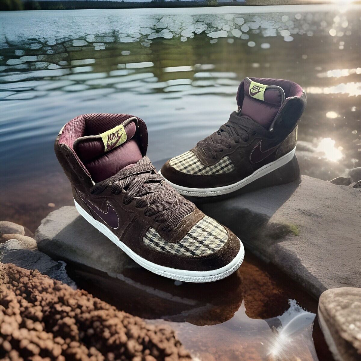 NIKE TERMINATOR HI SUEDE “LIMITED EDITION” SNEAKERS BROWN NIKE TERMINATOR HI SUEDE “LIMITED EDITION” SNEAKERS BROWN