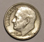 1964 P ROOSEVELT DIME in circulated condition