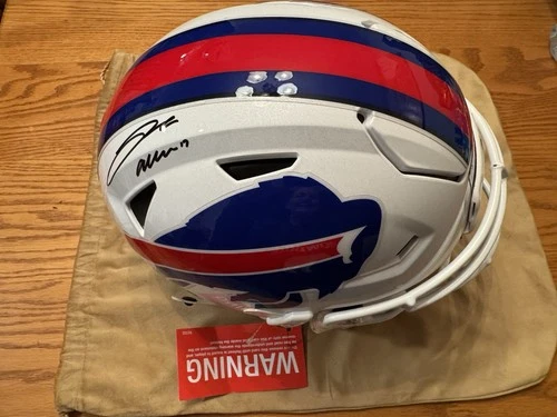 Josh Allen Autographed Authentic Full-size Speed Flex