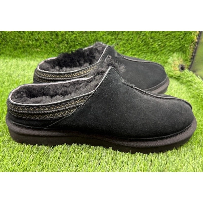 Мужские черные замшевые шерстяные тапочки UGG Neuman 1113631 — размер 7 - Изображение 4 из 4