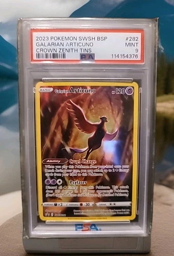 PSA 9 Galarian Articuno SWSH282 Black Star Promo Pokemon Card
