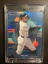 2025 Topps Finest - Uncommon Aaron Judge #172 Sky Blue Refractor 114/250