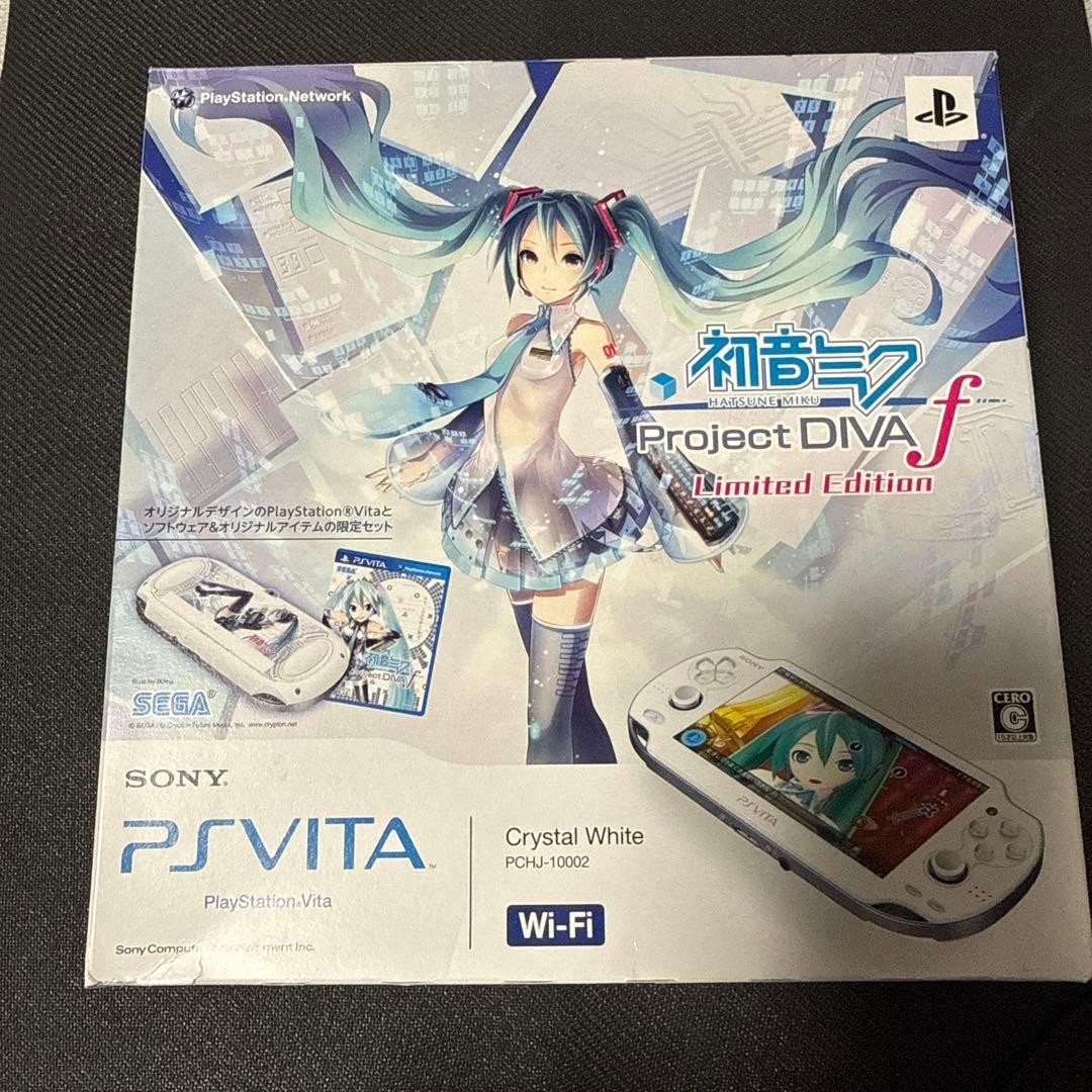 【美品・完動品】PS Vita 初音ミク Limited Edition 3G（PCHJ-10001）即決特典：64GB×2 PS Vita Hatsune Miku Limited Edition PCHJ 10001 10002 Console only