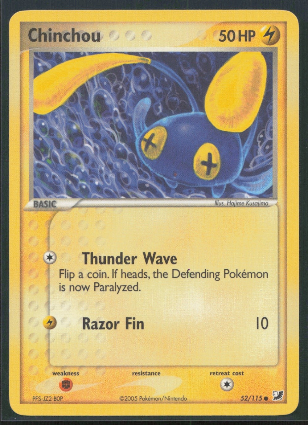 Chinchou Common Unseen Forces 52/115 NM 139