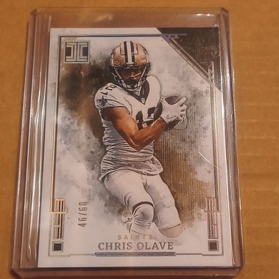 Panini 2025 Impeccable Chris Olave #48 New Orleans Saints NFL /99
