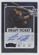 2021 Panini Contenders Draft Ticket Blue 91/99 Alex Kirilloff #127 Auto o7m