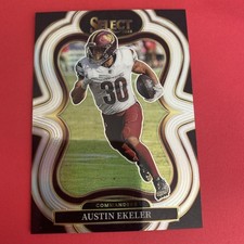 2025 Panini Select Football Silver Suite Level Austin Ekeler #387 Commanders